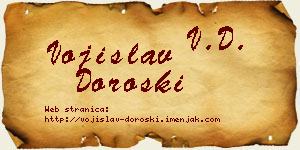 Vojislav Doroški vizit kartica